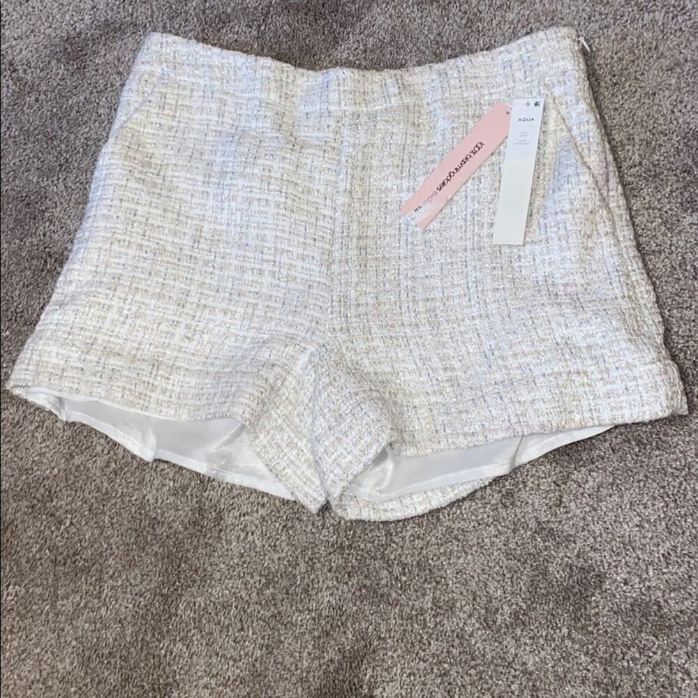 Aqua cream thick women shorts - Picture 5 of 10